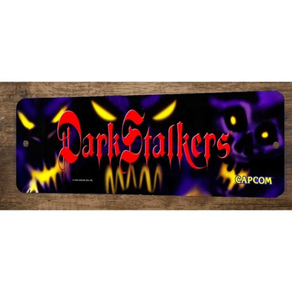 Dark Stalkers Arcade 4x12 Metal Wall Video Game Sign‎